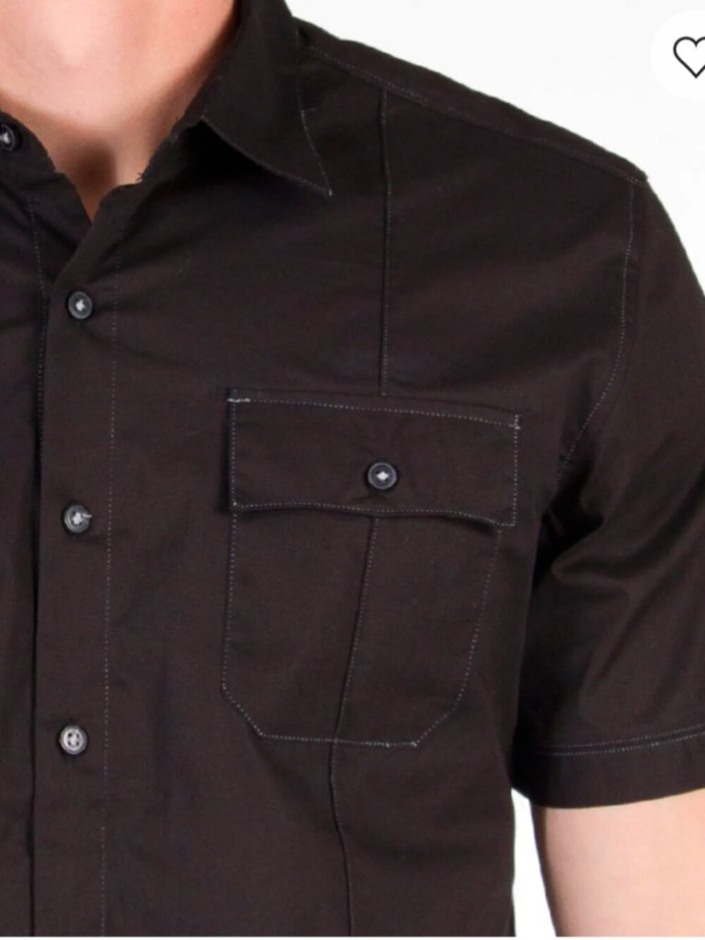 NWT: MENS 7 DIAMONDS "AMERICAN BAND" SHORT SLEEVE SHIRT - SIZE S - Picture 8 of 9